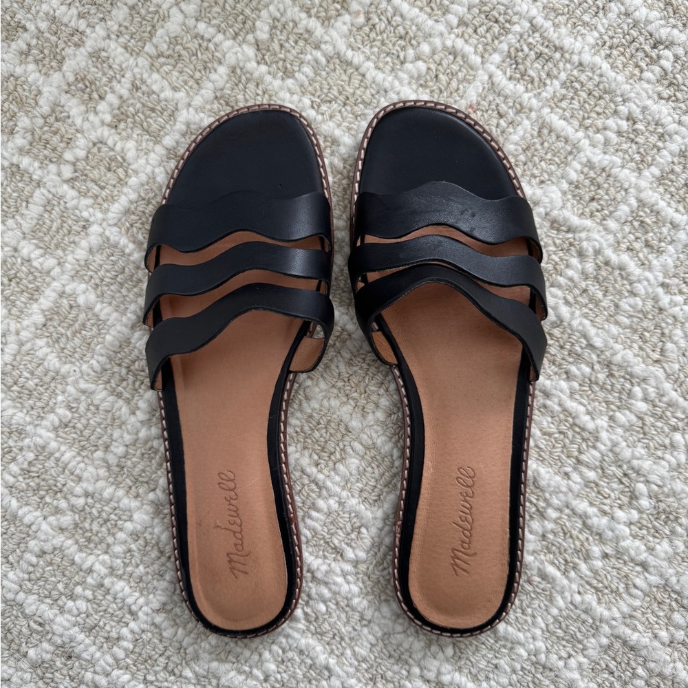 Madewell Black Women's Sandals-7.5 Leather